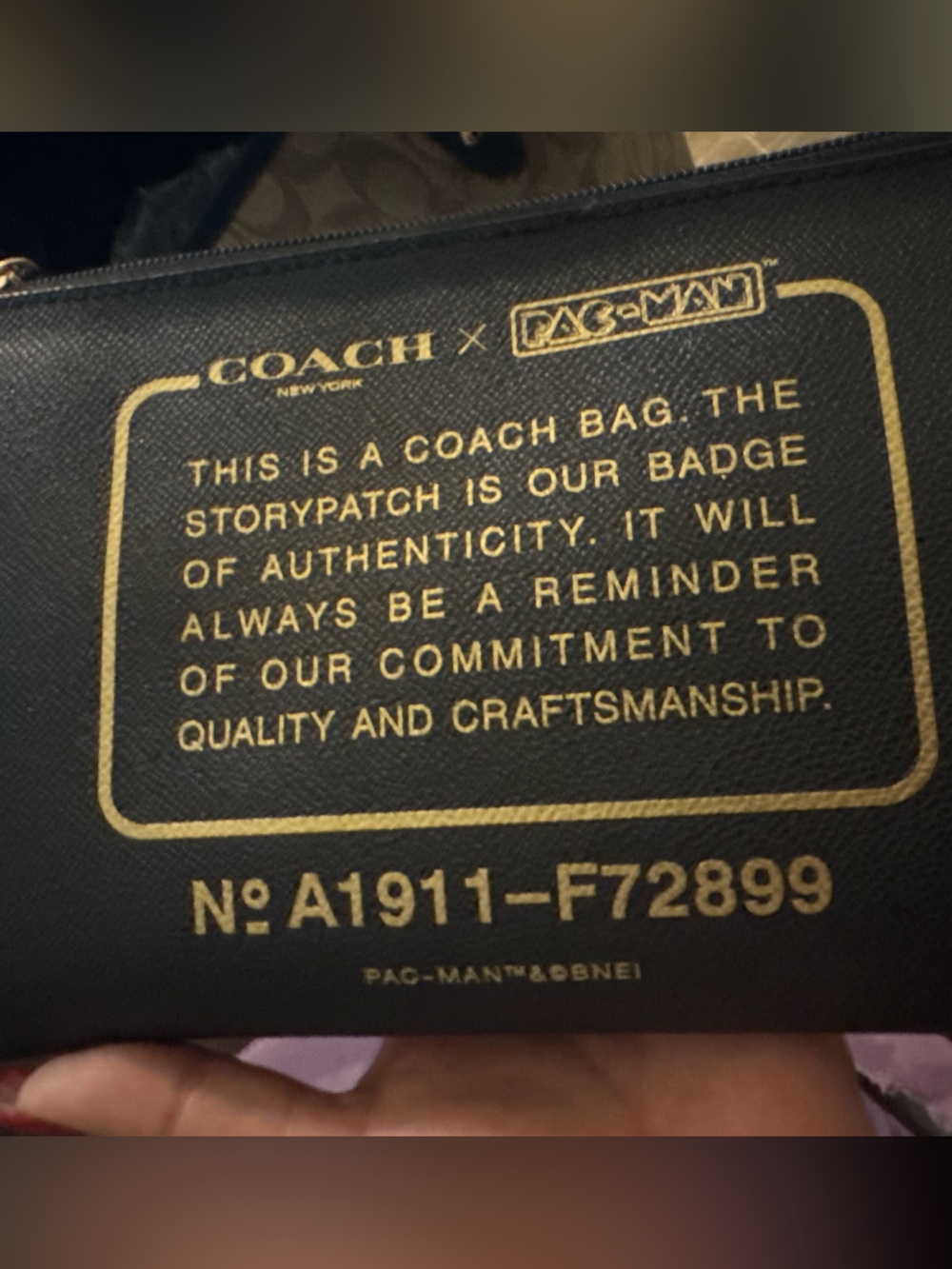 Coach x Pacman Reversible City tote like new - Picture 4 of 10